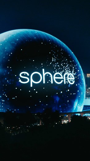 Sphere is now open. Tickets on sale now. bit.ly/spherexperience | Sphere