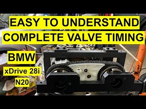 Complete Engine Valve Timing Set Up - Cam Valve & Crank Timing - BMW 2.0 turbo N20 xDrive 28i