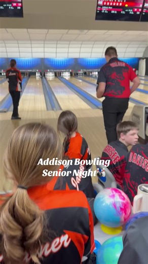 Addison Bowling Senior Night Celebration