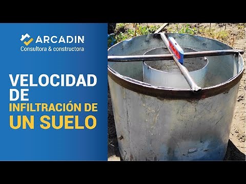 Como determinar la velocidad de infiltración de un suelo