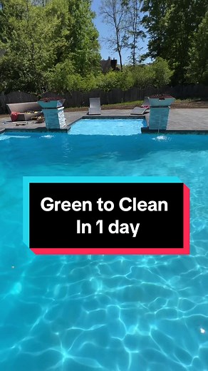 How to Turn Your Green Pool to Crystal Clear in Just One Day