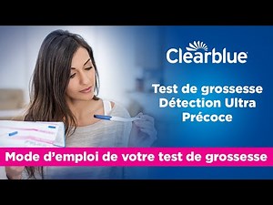 Mode d'emploi: Clearblue® Détection Ultra Précoce (Belgique uniquement)