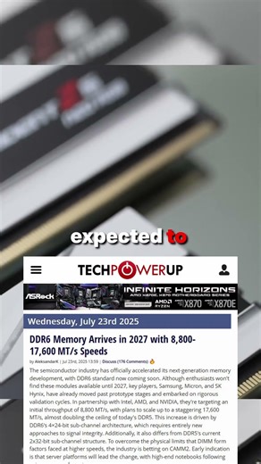JEDEC DDR6 RAM Shock 2027 Confirmed While Indians Struggle to Afford DDR5 Shortage Hits 2030