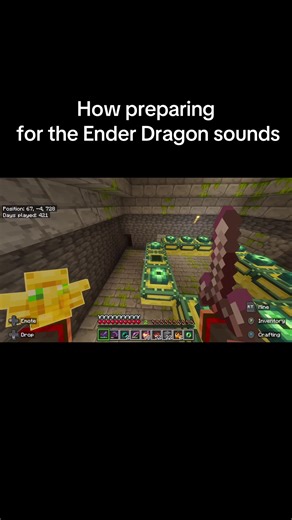 Epic Ender Dragon Battle Preparation in Minecraft