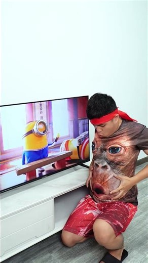 Kungfu battle with Minions and the ending 🤜🥋#funny #comedy #cartoon