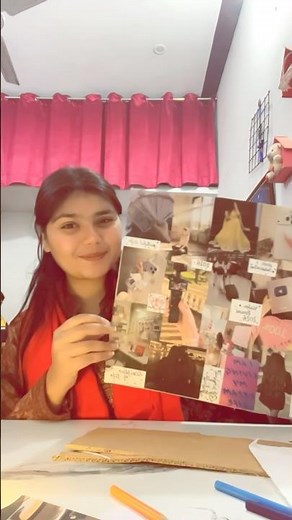 Let’s make vision board ❤️✨#youtubeshorts #diy #dailyshorts #shortsfeed #shorts #visionboard