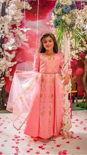 6.1K views · 12 reactions | ✨Gracefully twirl in our Aurora-inspired Disney Princess dress—a perfect fusion of pink and gold that brings the Sleeping Beauty tale to life. Feel regal with every step, letting your fairy-tale dreams radiate!✨ Shop today at Party Centre Superstores or online at mypartycentre.com. Also available at all leading retail outlets across the UAE. | Party Centre | Facebook