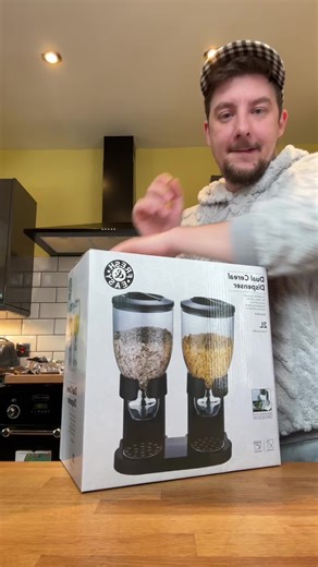 Large Cereal Dispenser for Kitchen Organization