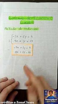 Solving Systems of Linear Equations using the Reduction Method