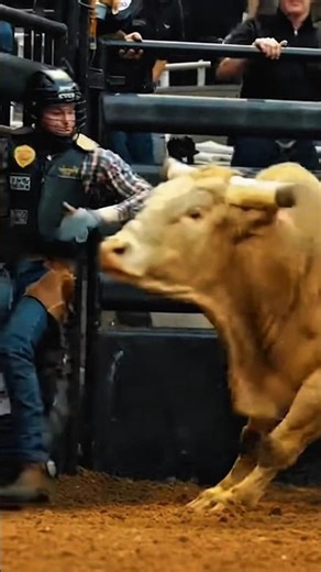 Bull Destroys the Rider in Seconds! 😱 #bull #shorts