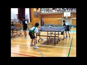 卓球 中学団体戦 市大会予選