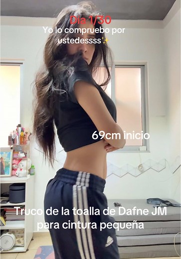 Truco japonés de la toalla para una cintura más pequeña