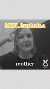 NZSL Evolution - See how NZSL has evolved over time! For this video, it's MOTHER! See what a standard sign for MOTHER back in the day was and what sign is used now. #NZSL #signlanguage #evolution #deafcommunity #languagehistory #NZSLevolution | Deaf Aotearoa