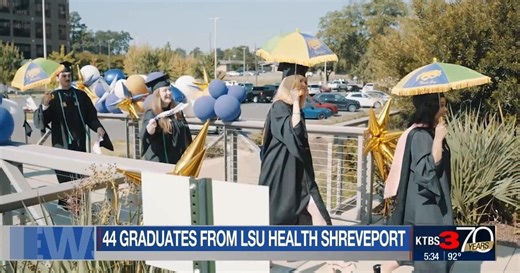 LSU Health Shreveport celebrates first commencement under new school name