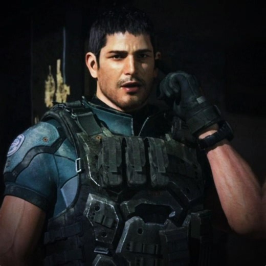 “Reflection in the mirror”🗿- Chris Redfield - Solo - (Super Slowed) Edit / @cleanbandit #shorts