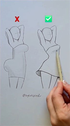 How to draw a person ⏳️ Trick for beginners #art #artwork #artist #draw #drawing #sketch #illustration #cartoon #anime #satisfying #fashion | Eyeinspired