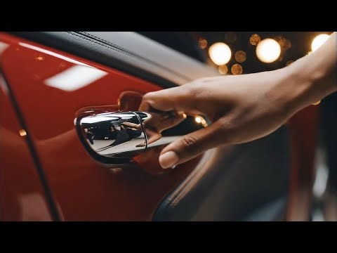 Ultimate Car ASMR Experience | Red Car, Steering & Interior Details