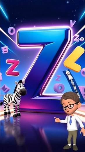 Letter Z | ABC | Z for Zebra #LetterZ #AlphabetLearning #PhonicsForKids