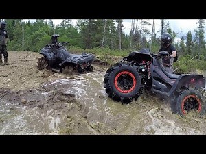 Who will break first? Polaris Sportsman xp1000 High Lifter, Can Am Renegade Xmr1000r
