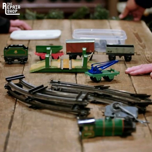 170K views · 3.4K reactions | A sprinkle of The Repair Shop magic gets this vintage train chugging around the tree in time for Christmas  | The Repair Shop | Facebook