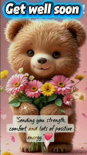 GET WELL SOON|| Hope you feel better soon 💐 #shortvideo #getwellsoon #speedyrecovery #shorts