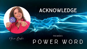 Power Word of the Week: ACKNOWLEDGE This week’s Power Word is Acknowledge! When you truly see yourself and others, you’re shining a light on the magic that’s already there. So take a moment, give that love a shout-out, and watch the good stuff grow! On that note, "I want to acknowledge you." xo #PowerWord #Acknowledged #Honored #Grateful #Recognized #LifeBites #NinaBoski | LifeBites