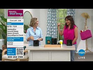 HoMedics Sound Sleep Moon Dream SoundSpa Clock