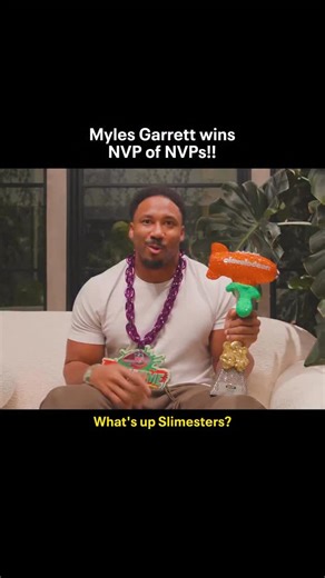 congrats to our NVP of NVPs @flash_garrett 🙌 #NFLSlimetime | Nickelodeon