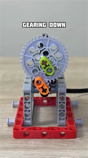 Bricks Master Builders on Instagram: "Gearing Down | Gearing Up #lego #mechanical #legotechnic #mechanism #technic"