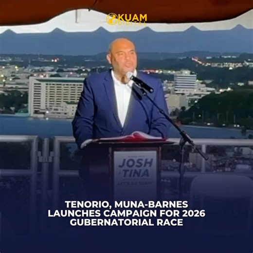 KUAM News on Instagram: "Lt. Governor Josh Tenorio and Senator Tina Muna-Barnes officially launched their campaign for the 2026 Guam Gubernatorial Election under the democratic ticket. The duo addressed a crowd of supporters at Fort Apugan in Agana Heights on Friday, a special site chosen for its historical and political significance. Tenorio is running for governor with Tina Muna Barnes as his running mate. Tenorio was sworn in at Lt. Governor back in 2019. Muna Barnes is in her 10th term and i