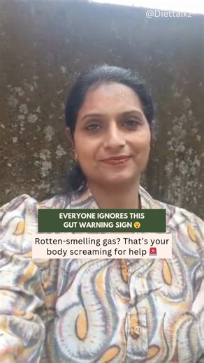 1.1K views |  If your fart smells like rotten meat, your gut is...