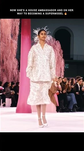 A global supermodel from India ✨✨ #fashion #runway #model #shorts