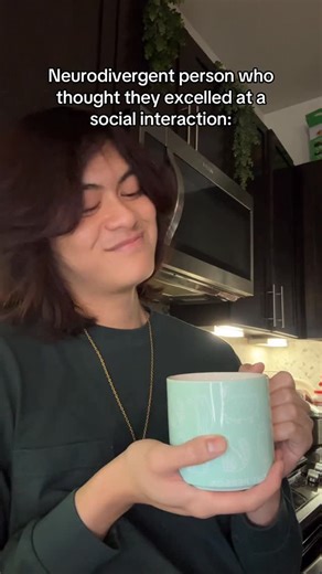 Bert on Instagram: "it’s me, im the neurodivergent person who thought they excelled at a social interaction"