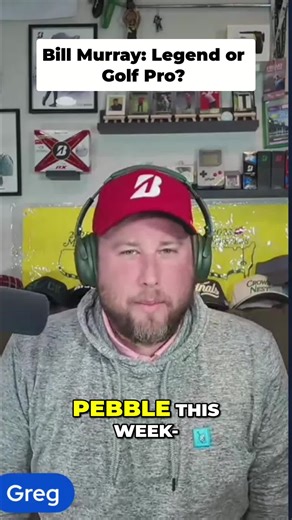 The ultimate fan moment! Everyone's buzzing about Bill Murray at Pebble Beach. Hey Bill, hop on our show to talk Chicago, Cubs, and golf! #BillMurray #PebbleBeach #ProAm #GolfLife #CubsNation