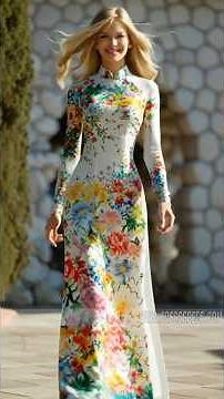 AO DAI VIETNAM | Người Mẫu Mỹ | Runway Fever – Italo Disco 80s | #aodai #aodaivietnam #vietnam