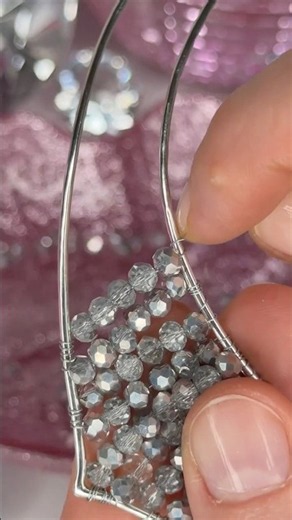 Making an Anastasia inspired silver wire tiara ✨👑 #diytiara #jewelrymaking