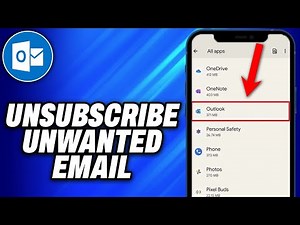 How To Unsubscribe Unwanted Email on Outlook (2025) - Easy Fix