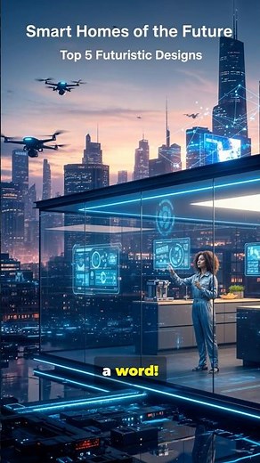 Top 5 Smart Homes of the Future 🏠💡 | The Way We’ll Live in 2050! #shorts
