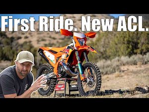 Will My Knee Hold Up? First Ride Back on the 2025 KTM 300!
