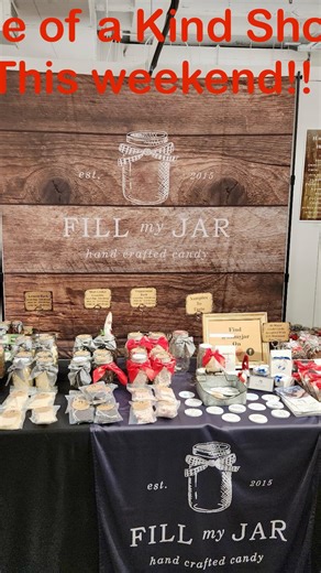 Fill My Jar is at the One of a Kind Show this weekend! 🎉 Stop by and see us—we’ve brought all our handcrafted crunches, barks, and of course, our famous English Toffee. Plus so much more! ✨ Special Show Offer: Buy 4 jars and get 10% off! Stock up for the holidays—our jars make the perfect gift, complete with jar toppers and our signature bow. The show runs Friday, Saturday, and Sunday. We hope to see you there! ❤️#fillmyjar #shoplocal #handcrafted #brookfieldillinois #candystore #brookfieldzoo 
