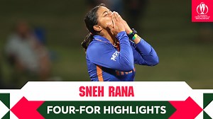 Sneh Rana was almost unplayable for Bangladesh 🔥 Her 4/30 helped India bowl them out for 119. HIGHLIGHTS 📹 | ICC - International Cricket Council