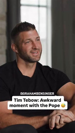 13K views · 99 reactions | Tim Tebow relives the moment that nearly turned meeting the Pope into a disaster.  #timtebow | Graham Bensinger | Facebook