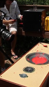 1M views · 8.5K reactions | Non-Newtonian Fluid on a Speaker #slowmotion | The Slow Mo Guys | Facebook