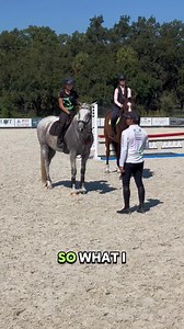 Understanding pace and track: how do these very important elements impact the number of strides?Choosing the best pace and track for you and your horse will help you eliminate those dodgy distances and give your horse the tools they need for success ✅ Now for any haters out there I’m not saying every 9 stride can be turned into a 6, it’s only an example🤪 | German Riding Instructor