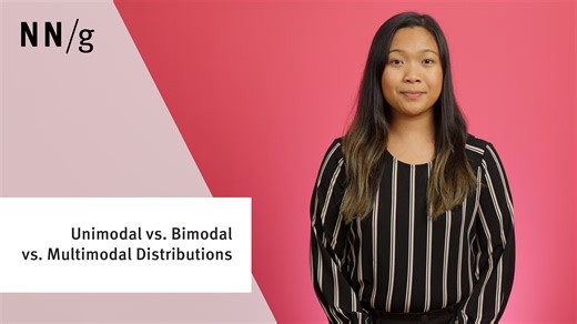Unimodal vs. Bimodal vs. Multimodal Distributions (Video)