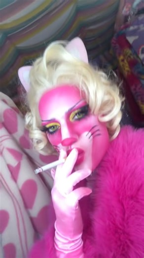 pink panther makeup | Devon John Monfils