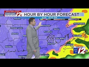 WPRI 12 Weather Forecast 1/19/25: Winter Storm Set to Arrive Later Today