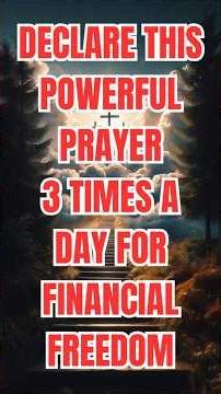 Short Prayer for Financial Breakthrough