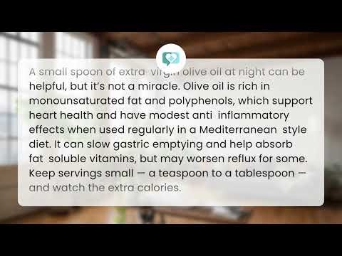 What does olive oil before bed do for men? | Olive Oil Night
