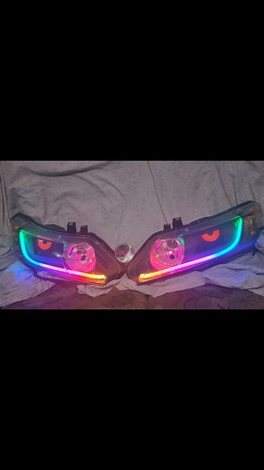 modified headlight with eyes #customheadlights #zingazcustomstyle #z.c.s #z.c.s #foryou #headlight